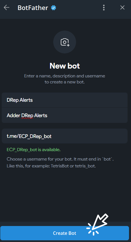 adder-botfather-click-create-bot